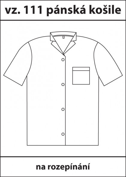 Obrázek produktu Pánská košile na rozepínání 